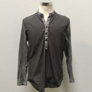 Guess Men's Half Button Up Shirt